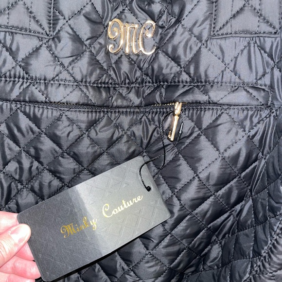 Minky Couture bag, super soft Quilted Black - Picture 2 of 13